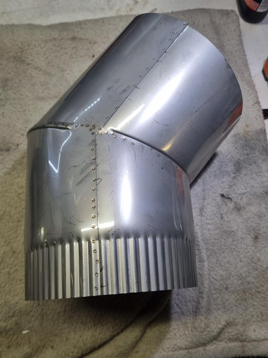 7 inch 45 degree Bend S/S