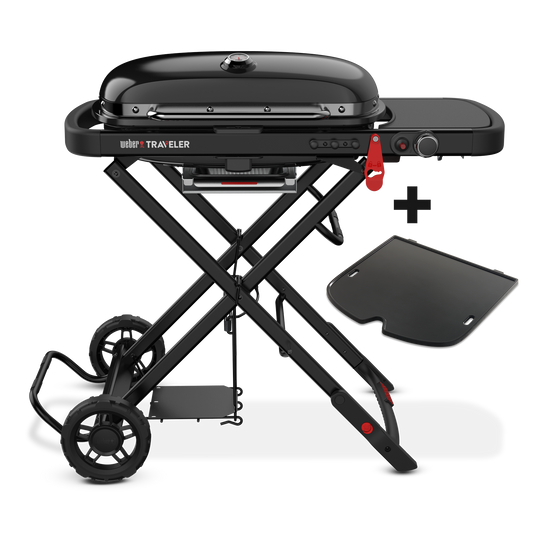 Weber Traveler® Portable Gas Barbecue Stealth Edition (LPG)