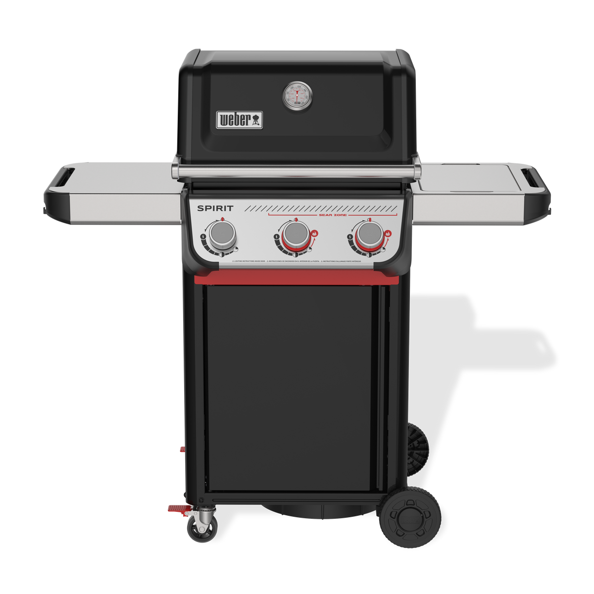 Weber® Spirit® E-325 Black 3 Burner Gas Barbecue