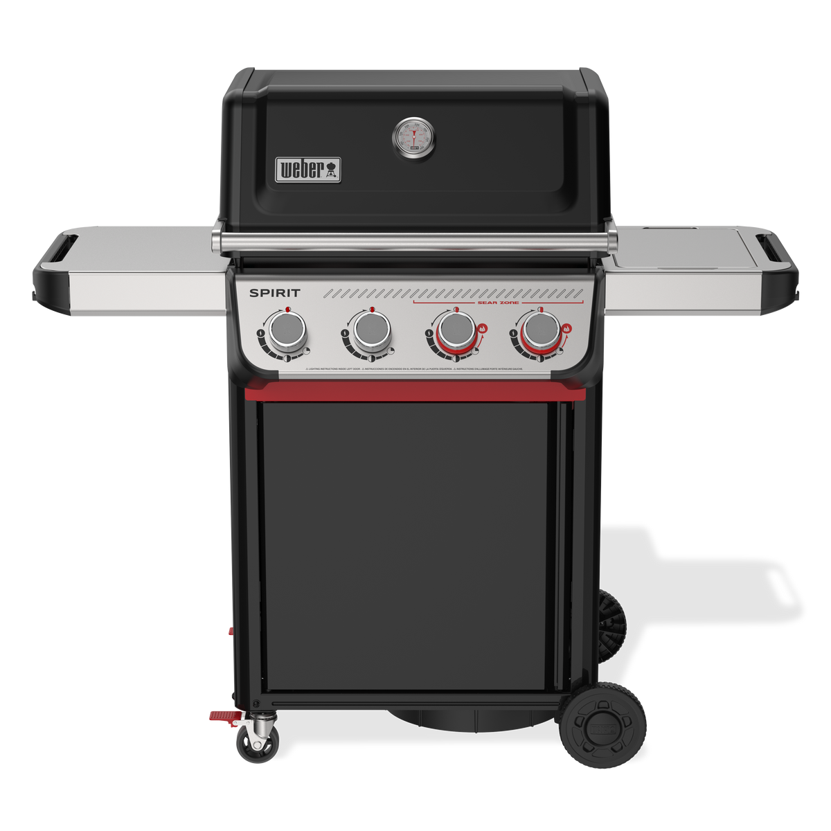Weber® Spirit® E-425 Black 4 Burner Gas Barbecue