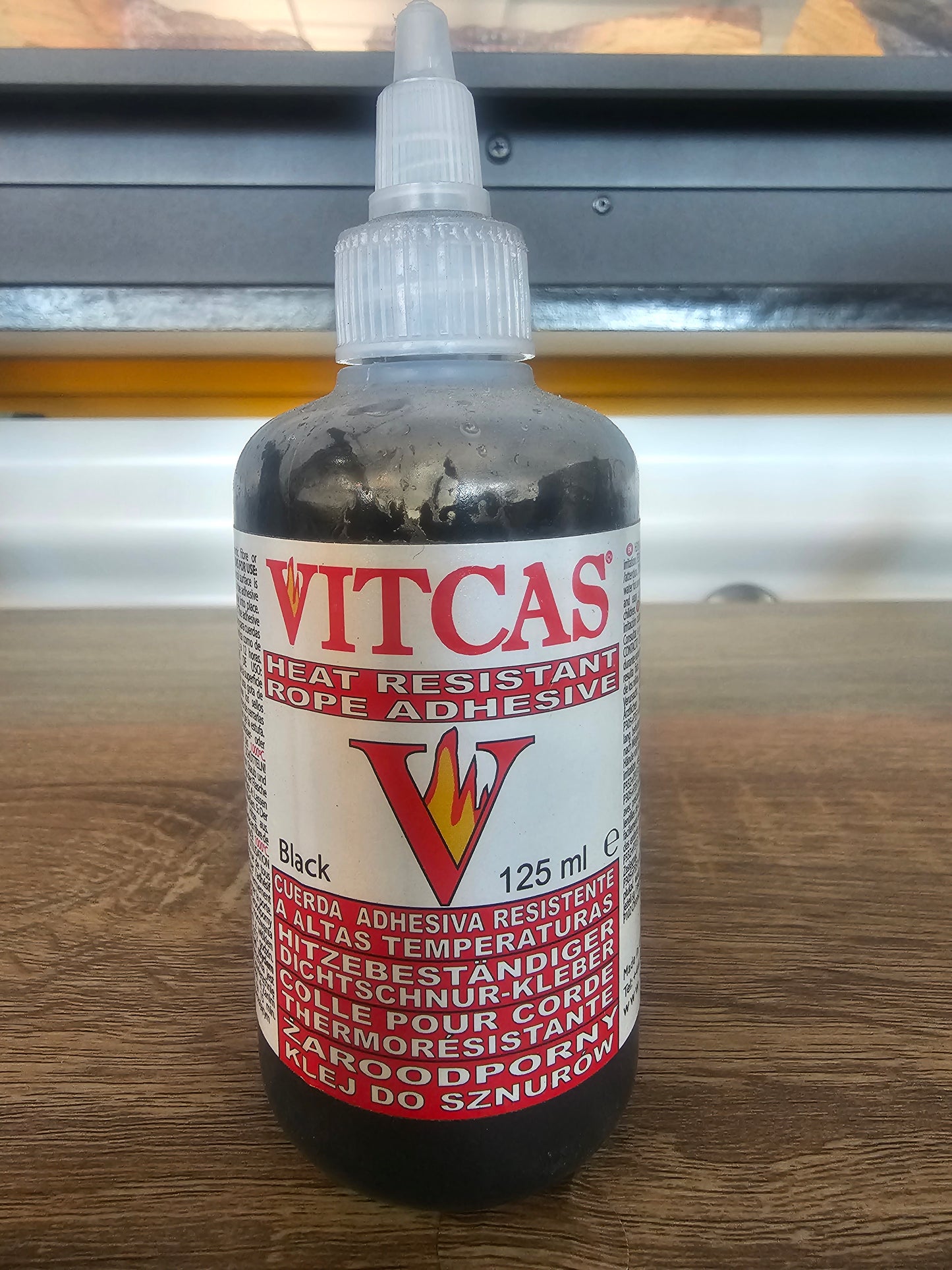 VITCAS HEAT RESISTANT ROPE ADHESIVE 125ml