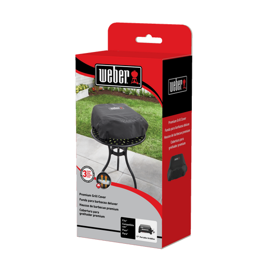 Weber® Slate™ Tabletop 17" Premium Griddle Cover