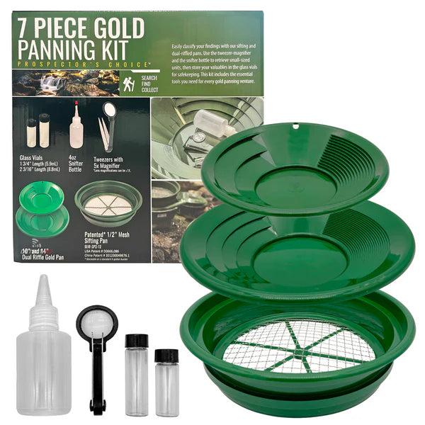 Gold panning kit 7 peice kit