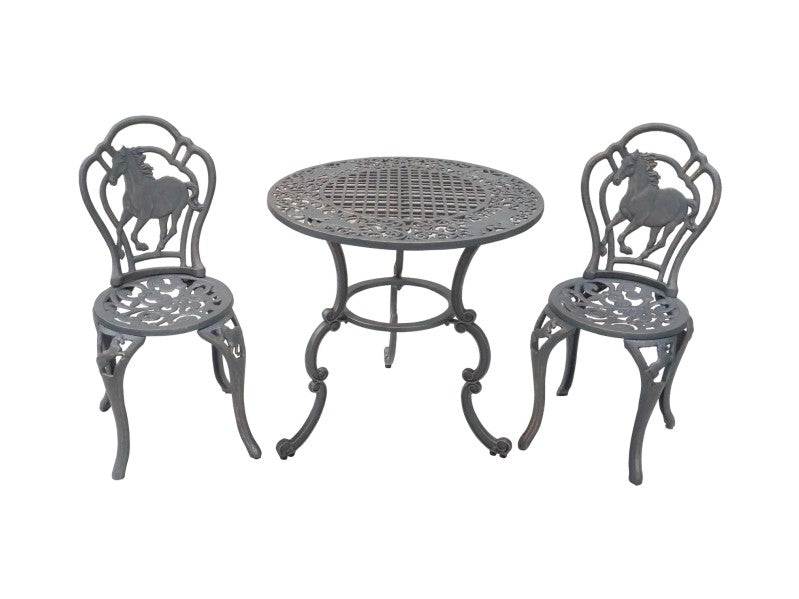 Cast Iron 3-piece Garden Setting