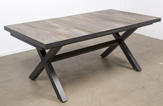 Memphis Extension Table Charcoal