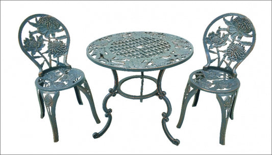 Cast Iron 3-piece Garden Setting