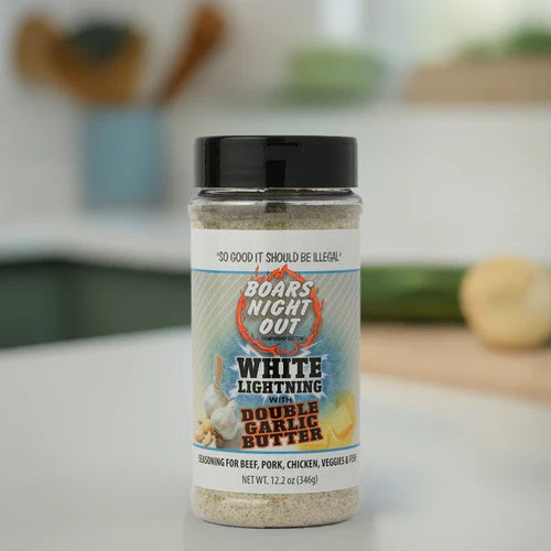 Boars Night Out Double Garlic White Lightning Rub