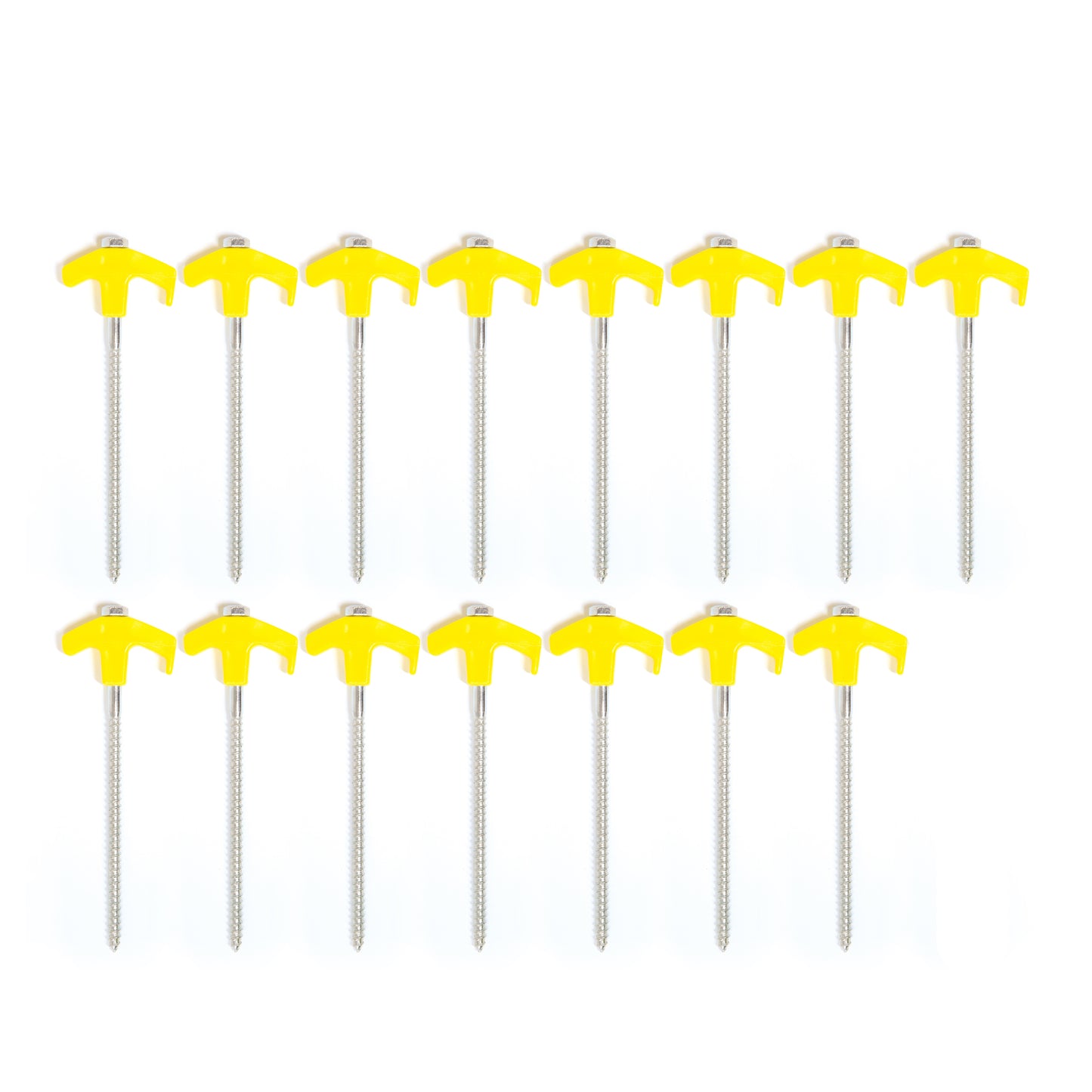 OZTRAIL 16 Piece Screw in Tent Peg Set