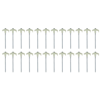 OZTRAIL Screw In Tent Peg Set 25 Piece Glow in the dark