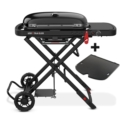 Weber Traveler® Portable Gas Barbecue Stealth Edition (LPG)