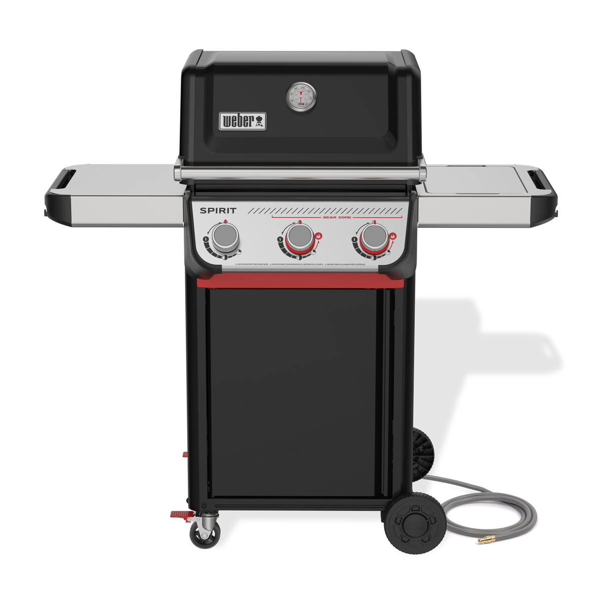 Weber® Spirit® E-325 Black 3 Burner Gas Barbecue