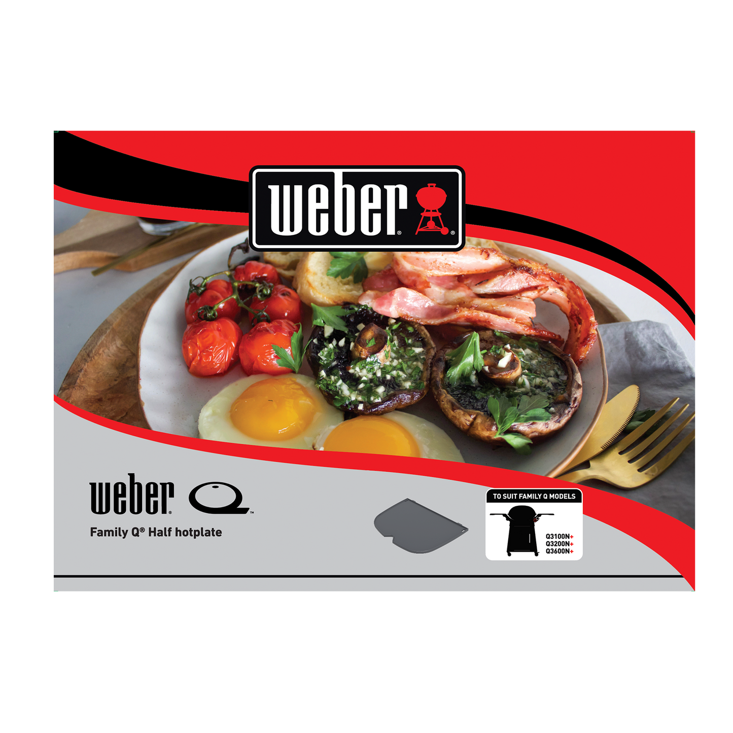 Family Q® Half Hotplate