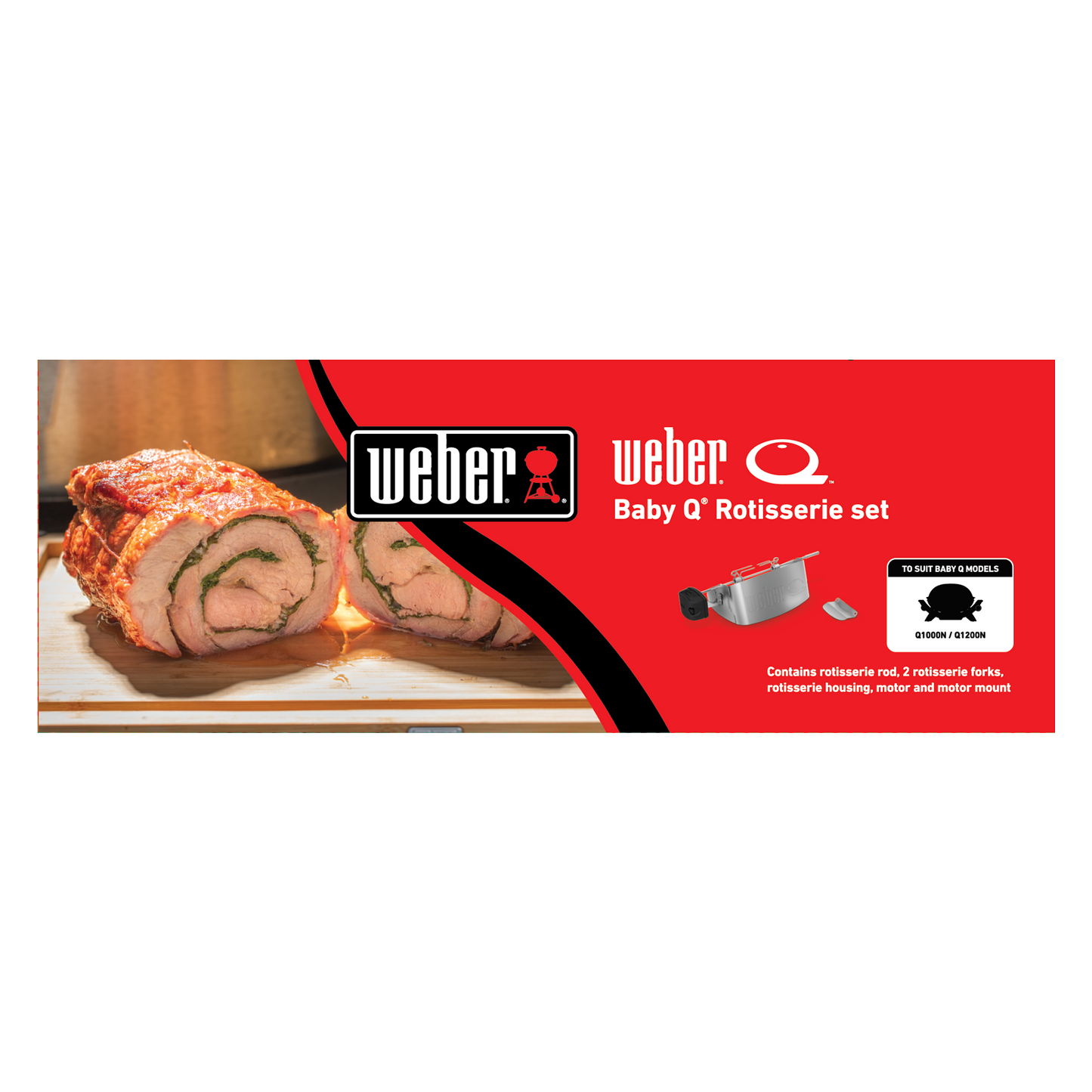 Baby Q® Rotisserie Set