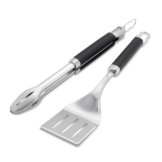 Weber Precision Grill Tongs & Spatula Set