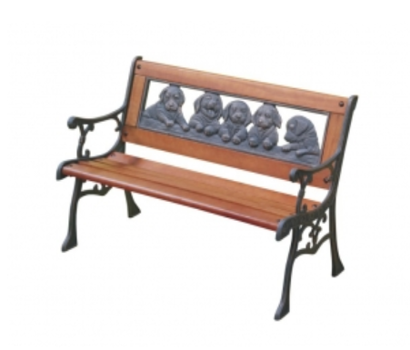 Cast Iron/Wood Kids Bench Seat