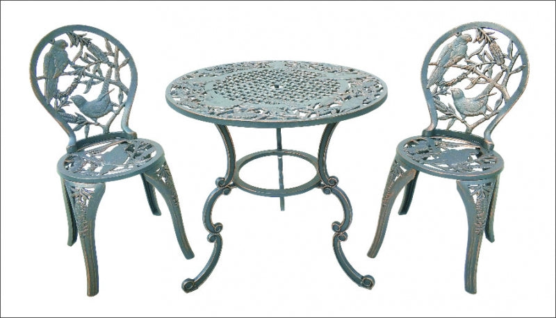 Cast Iron 3-piece Garden Setting