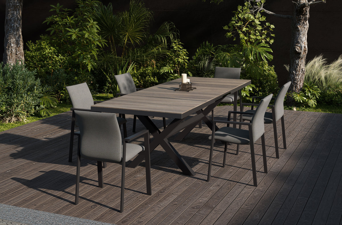 Wye Extendable Table - 7 Piece setting