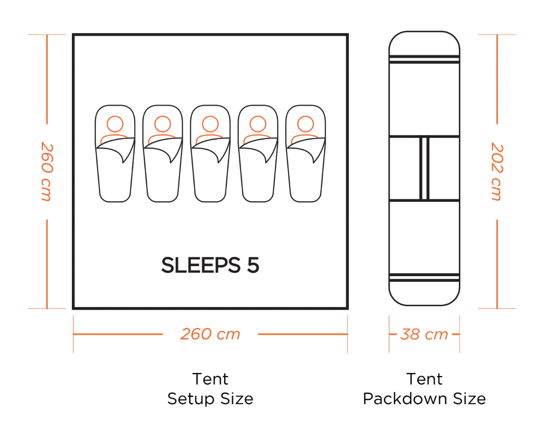 OzTent RV-5 Plus Tent ONE ONLY