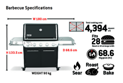 Summit® FS38 Gas Barbecue Black