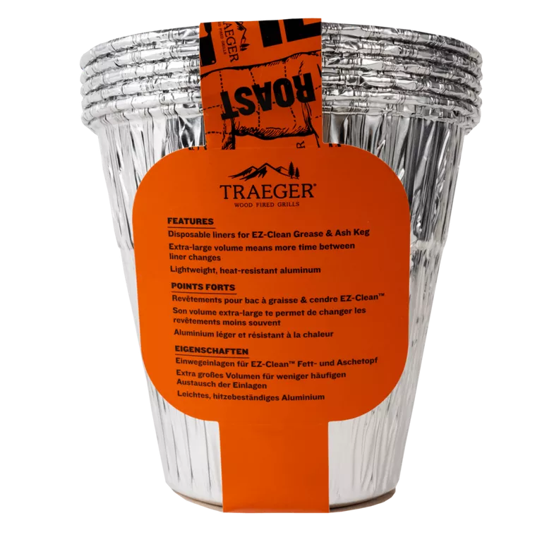 TRAEGER EZ-Clean Grease & Ash Keg Liners