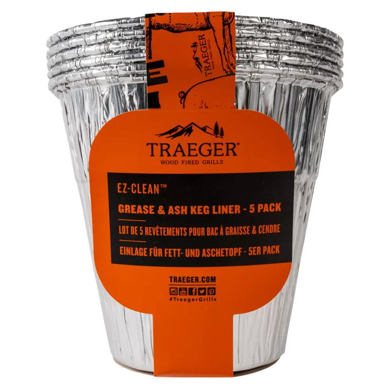TRAEGER EZ-Clean Grease & Ash Keg Liners