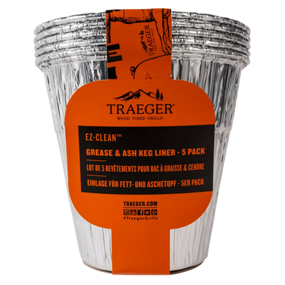 TRAEGER EZ-Clean Grease & Ash Keg Liners
